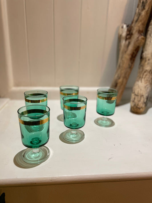 Vintage Tumblers, Green